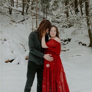 Baltic Born Rust Textured Dress